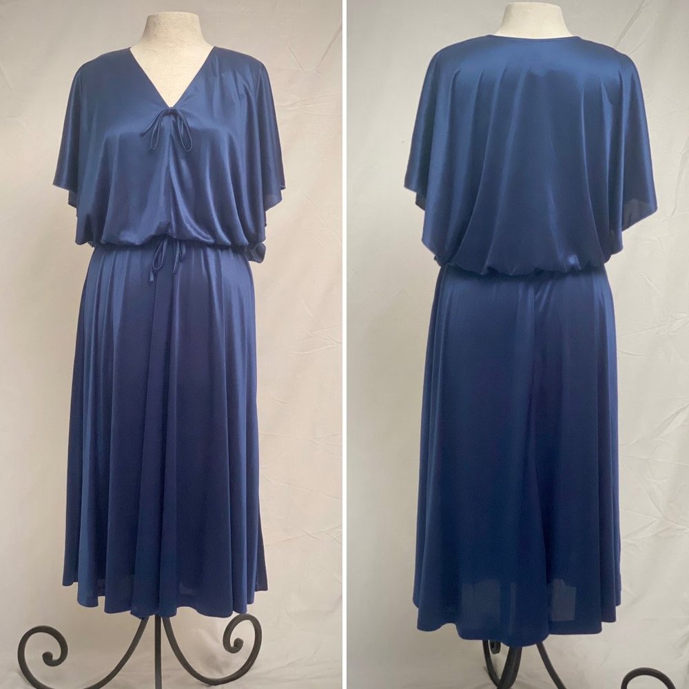 Vintage Strait Lane Blouson Cascade Dress